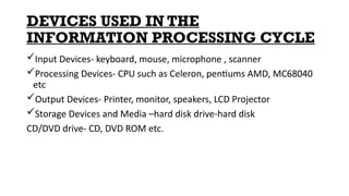Comprehensive Introduction to ICT Concepts and Word Processing Skills ...