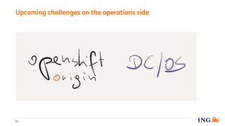 Upcoming challenges on the operations side
42
 