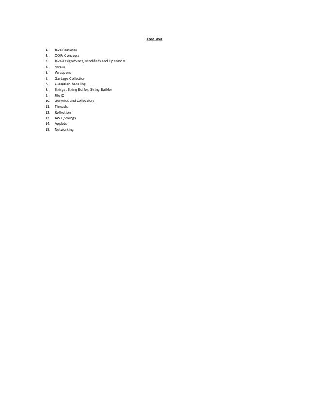 core java oops concepts pdf core java oops concepts pdf