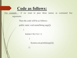 Core java for FACEBOOK ACCOUNT | PPT