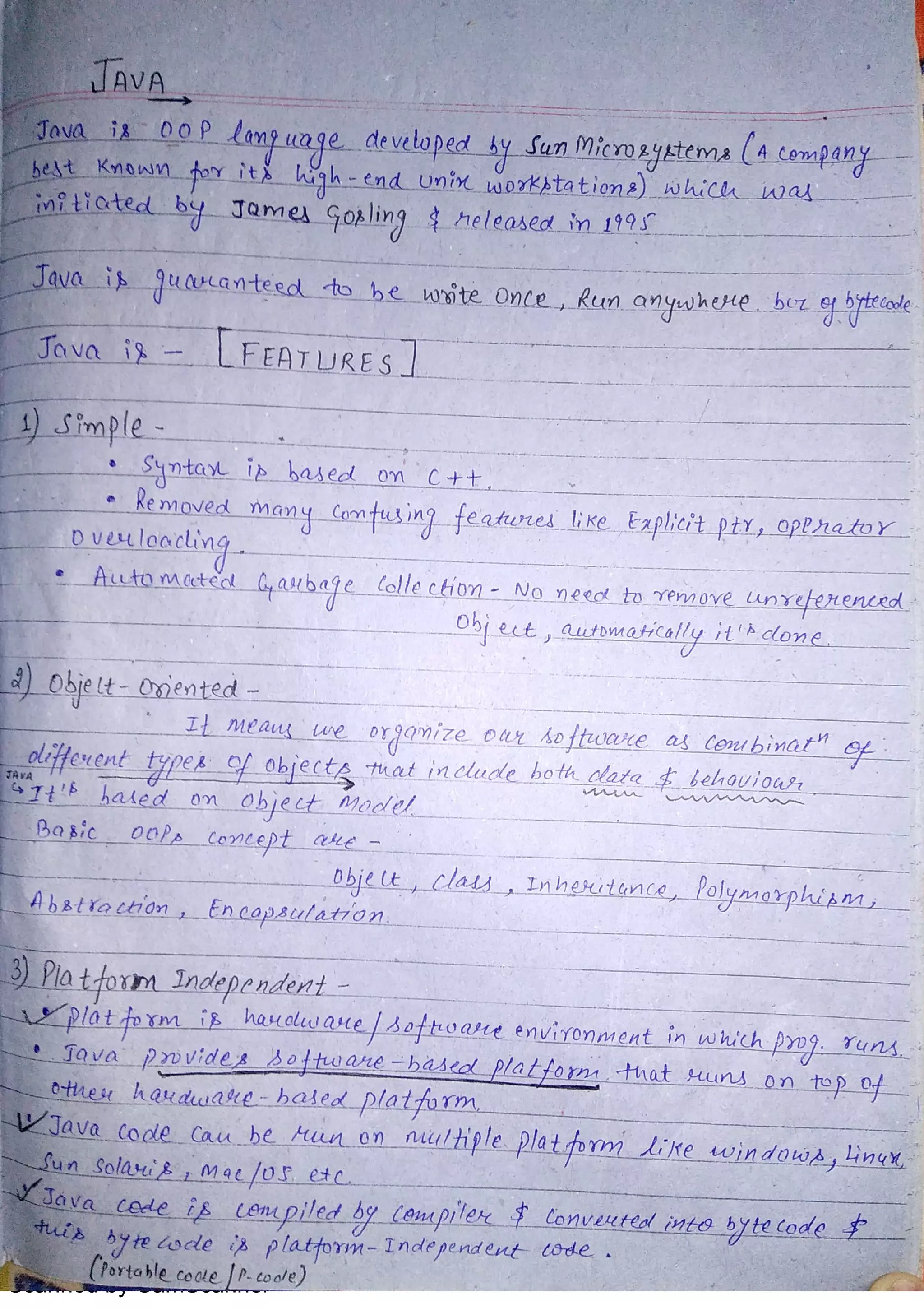 Core JAVA Notes | PDF