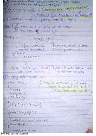 Core JAVA Notes | PDF