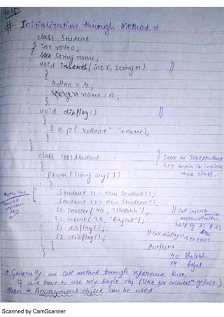 Core JAVA Notes | PDF