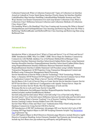 java classes in pune | PDF image.