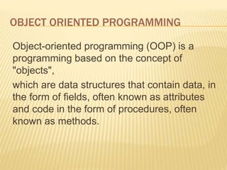 Core java | PPT image.