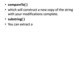 Core java complete ppt(note) | PPT