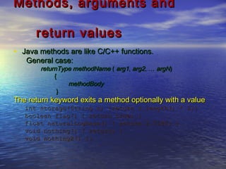 Core Java Concepts | PPT