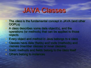 Core Java Concepts | PPT
