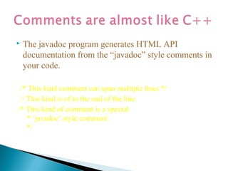 Core Java | PPT