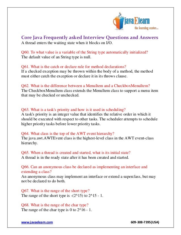 frequently asked interview questions and answers