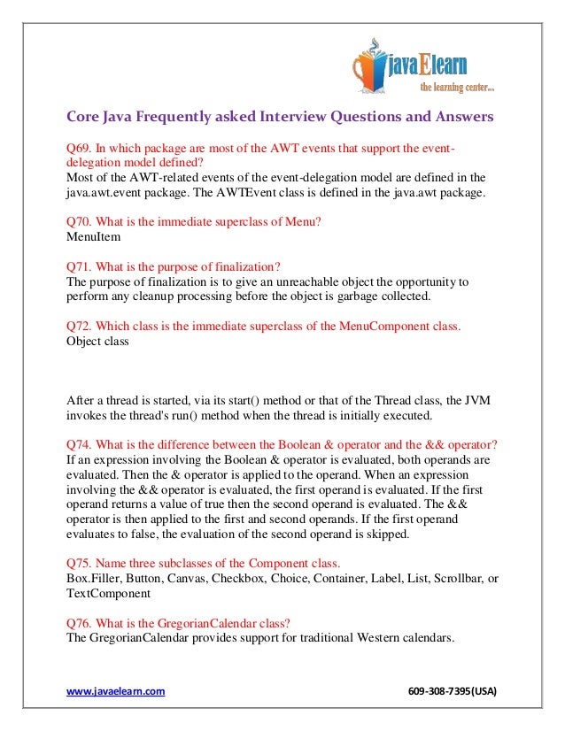 frequently asked interview questions and answers