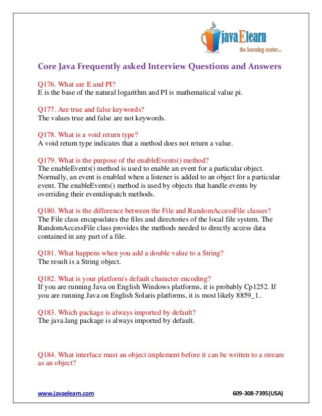 frequently asked interview questions and answers