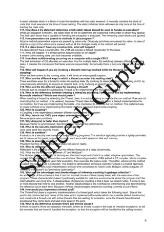 Core java interview questions1 | PDF image.