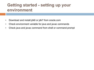 Core java lessons | PPT