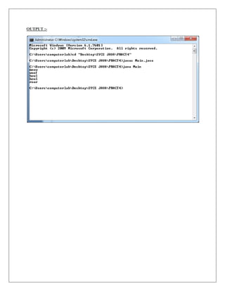 Core java pract_sem iii | PDF