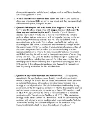 Core java questions | PDF image.