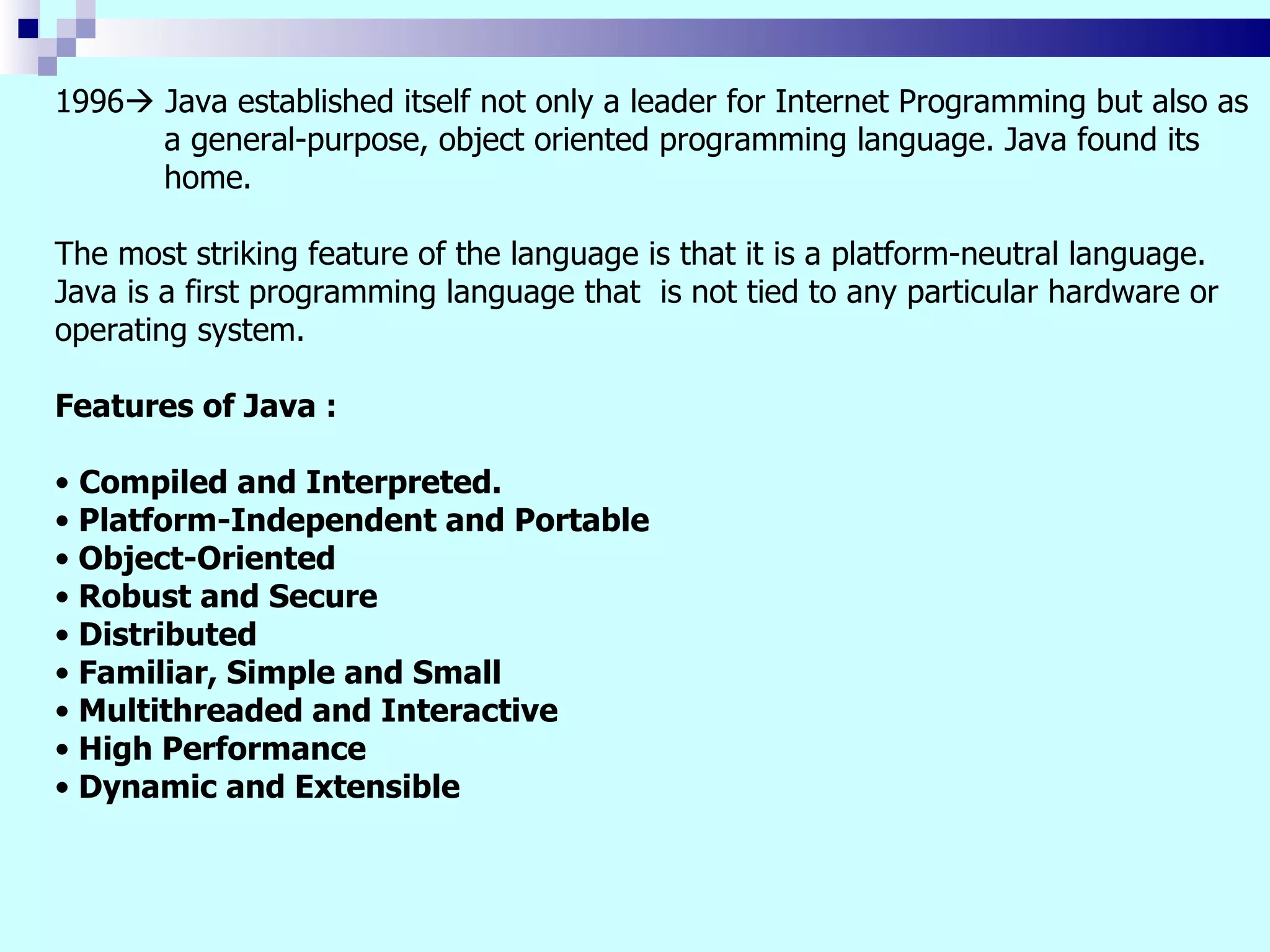Core java slides | PPT