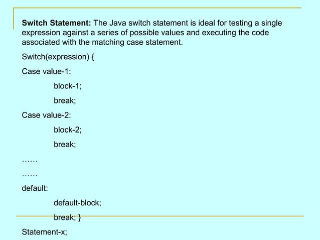 Core java slides | PPT