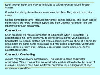 Core java slides | PPT