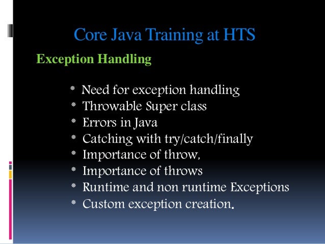 Core java training regular and weekends Class training at 