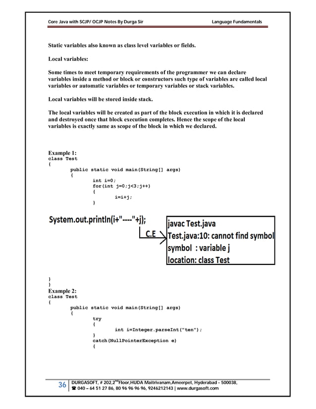 Core_Java_with_SCJP_OCJP_Notes_By_Durga.pdf | Programming Languages ...