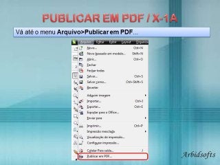 CorelDRAW - Publicar em PDF/X-1a