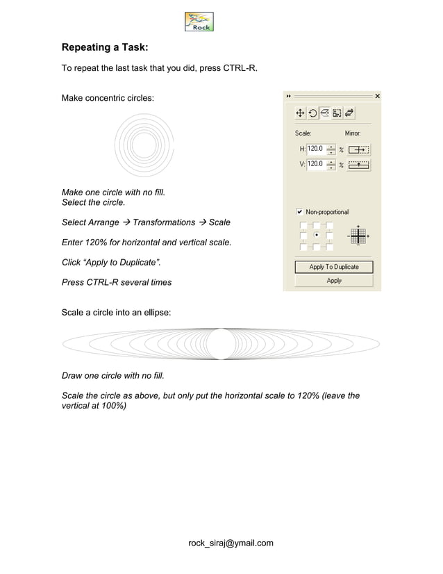 Corel draw 12 notes | PDF | Drawing and Sketching | Arts and Crafts