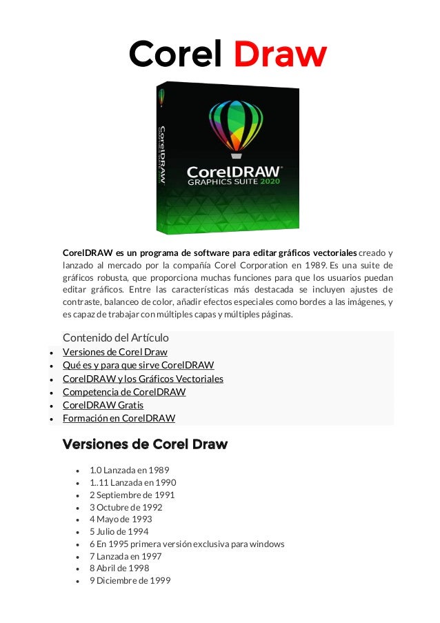 descargar corel draw version de prueba gratis