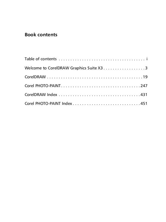 Corel Draw Graphics Suite X3 Notes