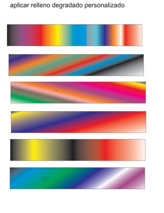 aplicar relleno degradado personalizado