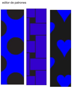 editor de patrones
 
