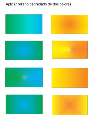 Aplicar relleno degradado de dos colores