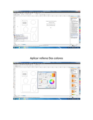Aplicar relleno Dos colores