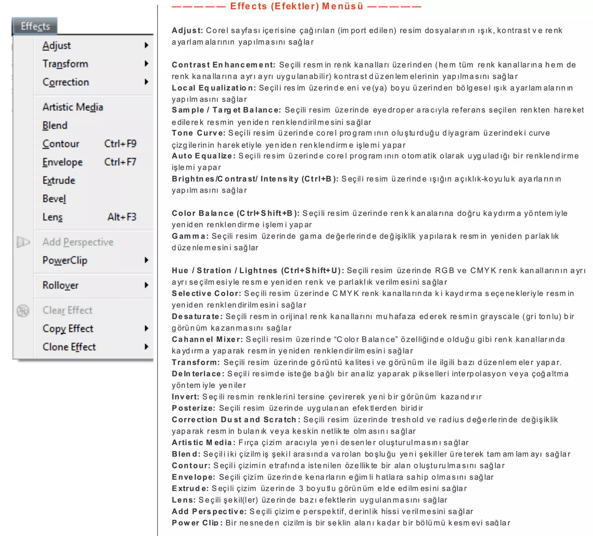 Coreldraw x5_x6_Menüler
