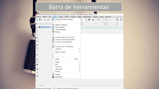 Barra de herramientas
 