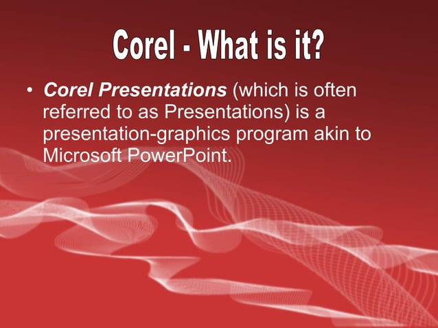 Corel Presentations | PPT