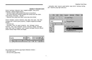 TUTORIAL Corel Draw | PDF