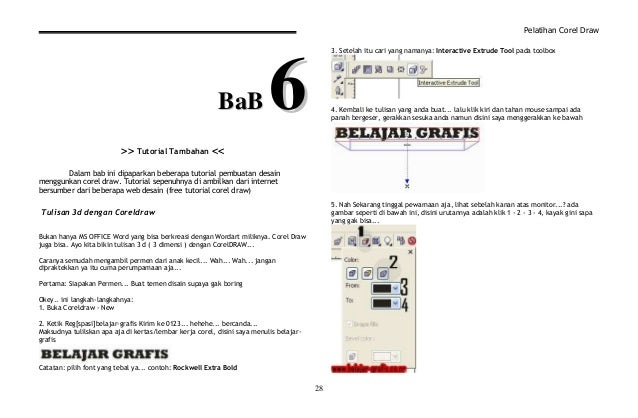 TUTORIAL Corel Draw