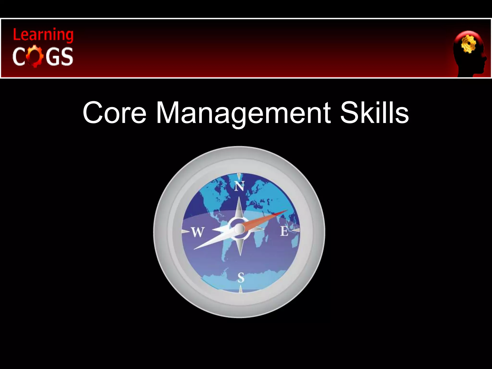 Core management skills sample PPT
