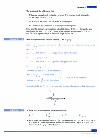 Core mathematics for advanced level - Functions | PDF
