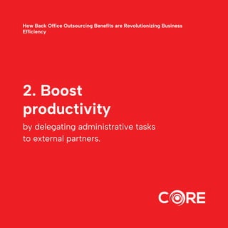 How Back Office Outsourcing Benefits are Revolutionizing Business ...