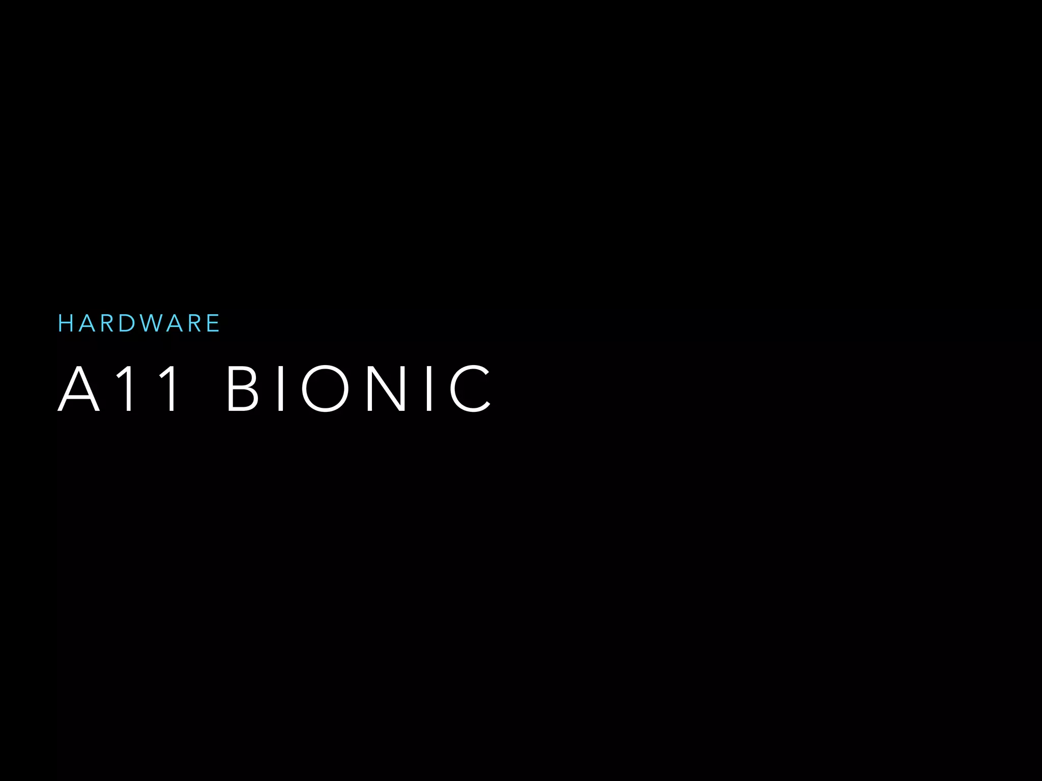 A 1 1 B I O N I C
H A R D WA R E
 
