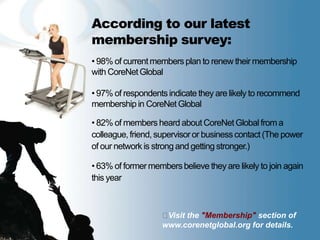 Corenet Global 2014 Benefits Document | PPT