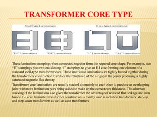 Transformer Engineering how to design Core of transformer with basic lavel | PPTX