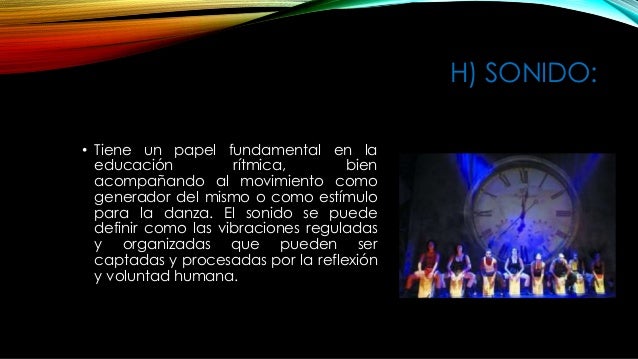 Coreografía y elementos de la danza