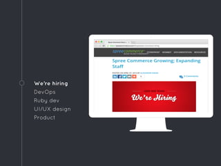Place your screenshot here
We’re hiring
DevOps
Ruby dev
UI/UX design
Product
 