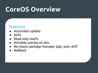 CoreOS Overview | PDF