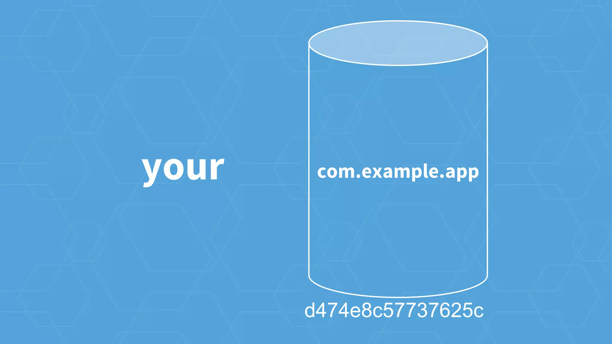 your com.example.app
d474e8c57737625c
 