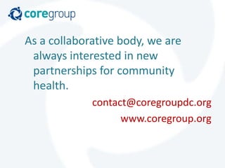 CORE Group Overview | PPSX