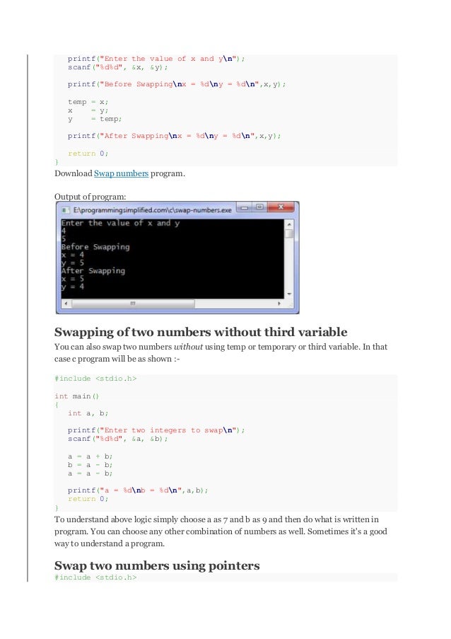 Core programming in c